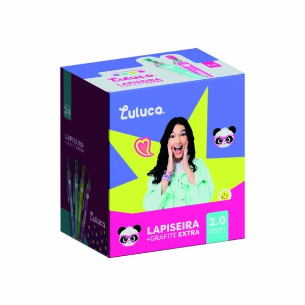 Lapiseira 2.0 Sortida  Display c/24 und Oficial Luluca - LU1301