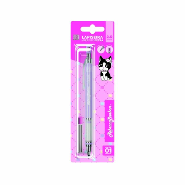 Lapiseira  2.0 c/ Grafite extra c/01 un Oficial  Rebecca Bonbon - RB1302