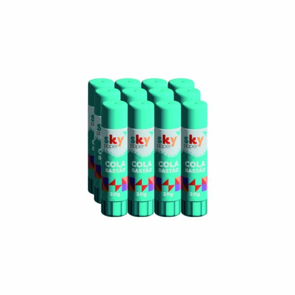 Cola Bastão 20g pct c/12 und Oficial SkyPaper - SK0508