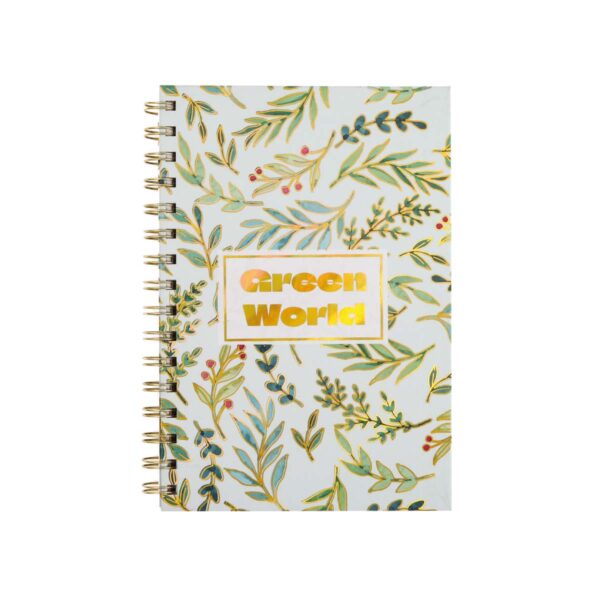 Planner Green World Espiral A5 80 Fls Display c/12 und Oficial SkyPaper - SK2059