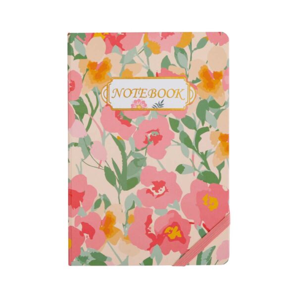 Caderno Anotação Floral Brochura A5  96 fls Display C/ 12 und Oficial SkyPaper - SK2018