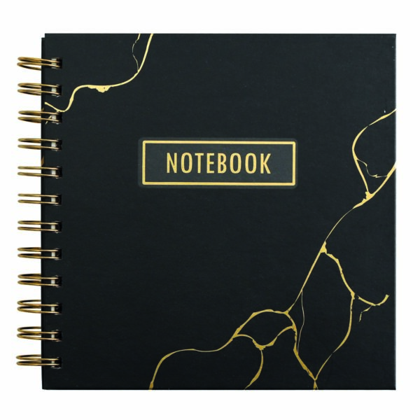 Planner Diário Black Gold 165X165 mm 80 Fls Display c/12 und Oficial SkyPaper - SK2019