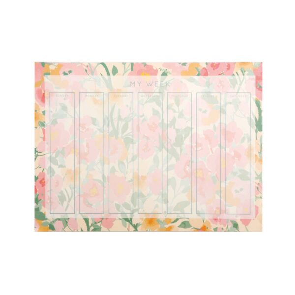 Planner Semanal Floral A4 80 Fls Display c/ 12 und Oficial SkyPaper - SK2107